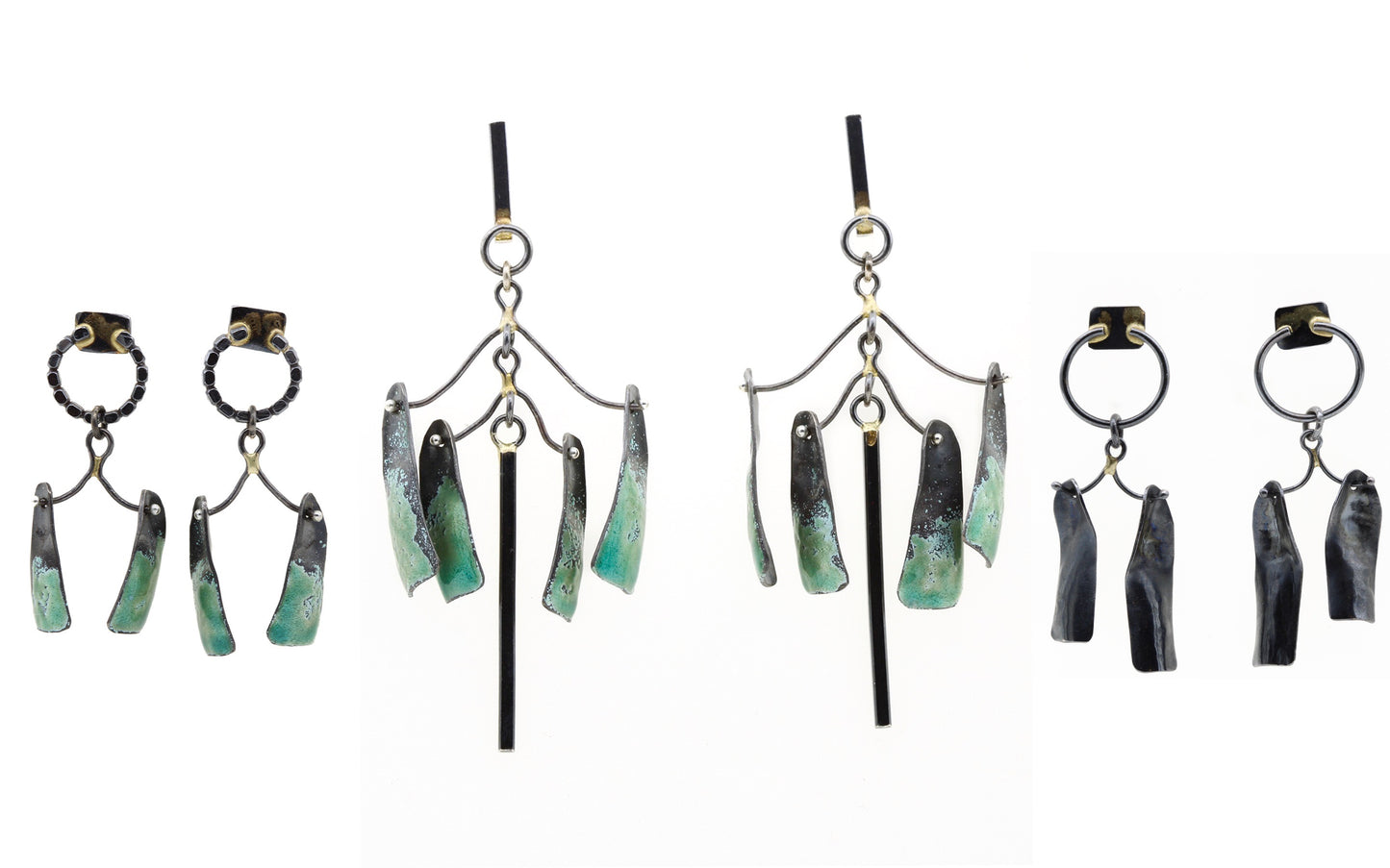 Verdigris Chandelier Earrings