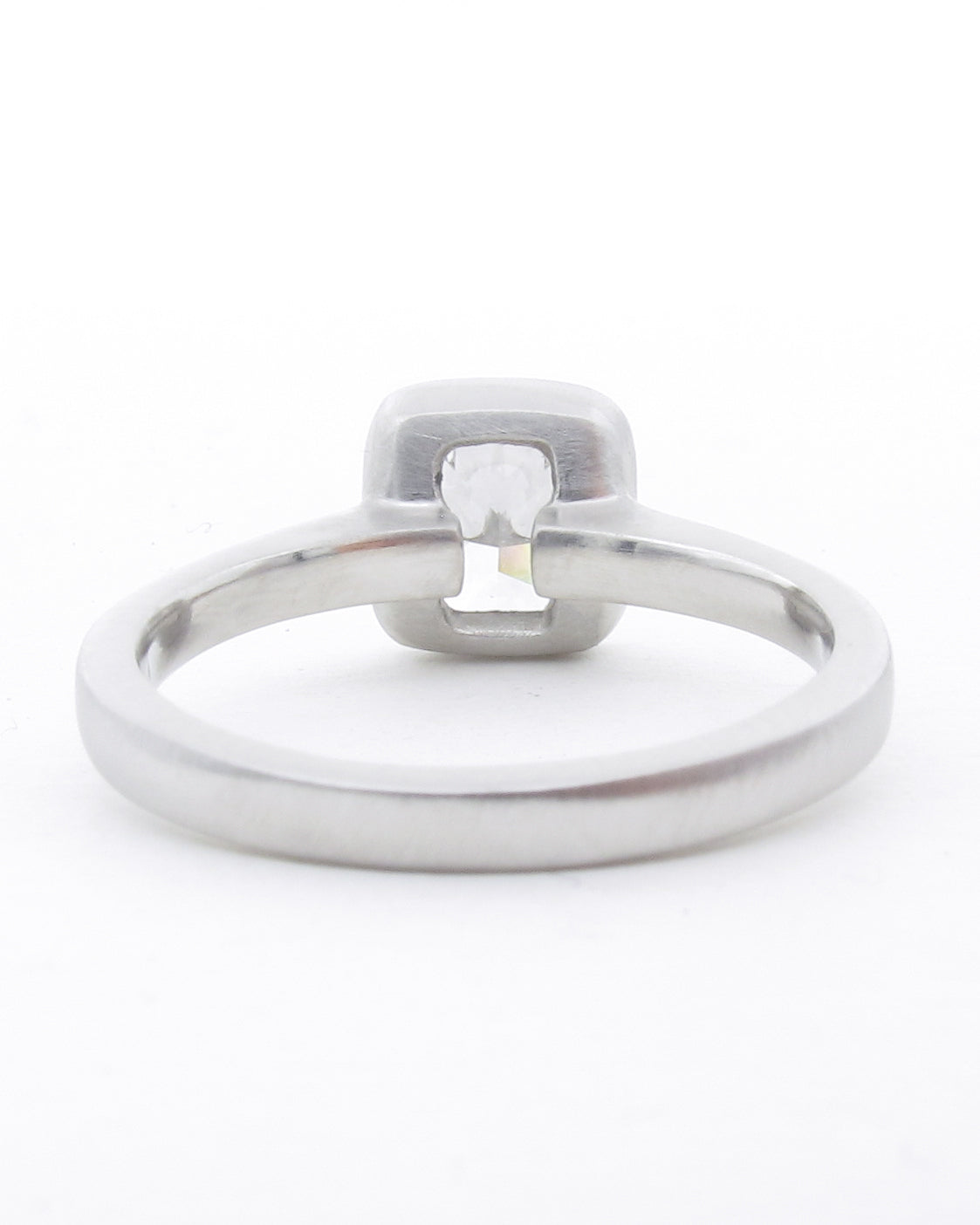 Center Bezel Ring Squared Set