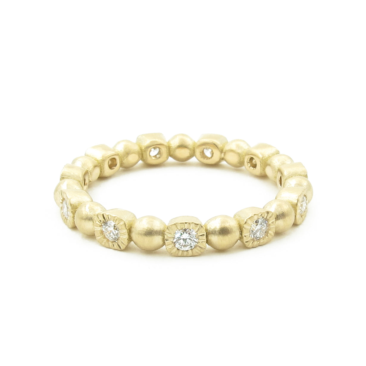 Art Deco diamond eternity ring, sizes 4.5-7