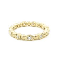 Load image into Gallery viewer, Art Deco diamond eternity ring, sizes 4.5-7