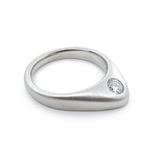 Load image into Gallery viewer, Paired Mountain Rings, Diamond and Platinum