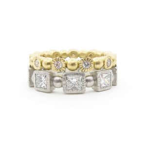 Art Deco diamond eternity ring, sizes 4.5-7