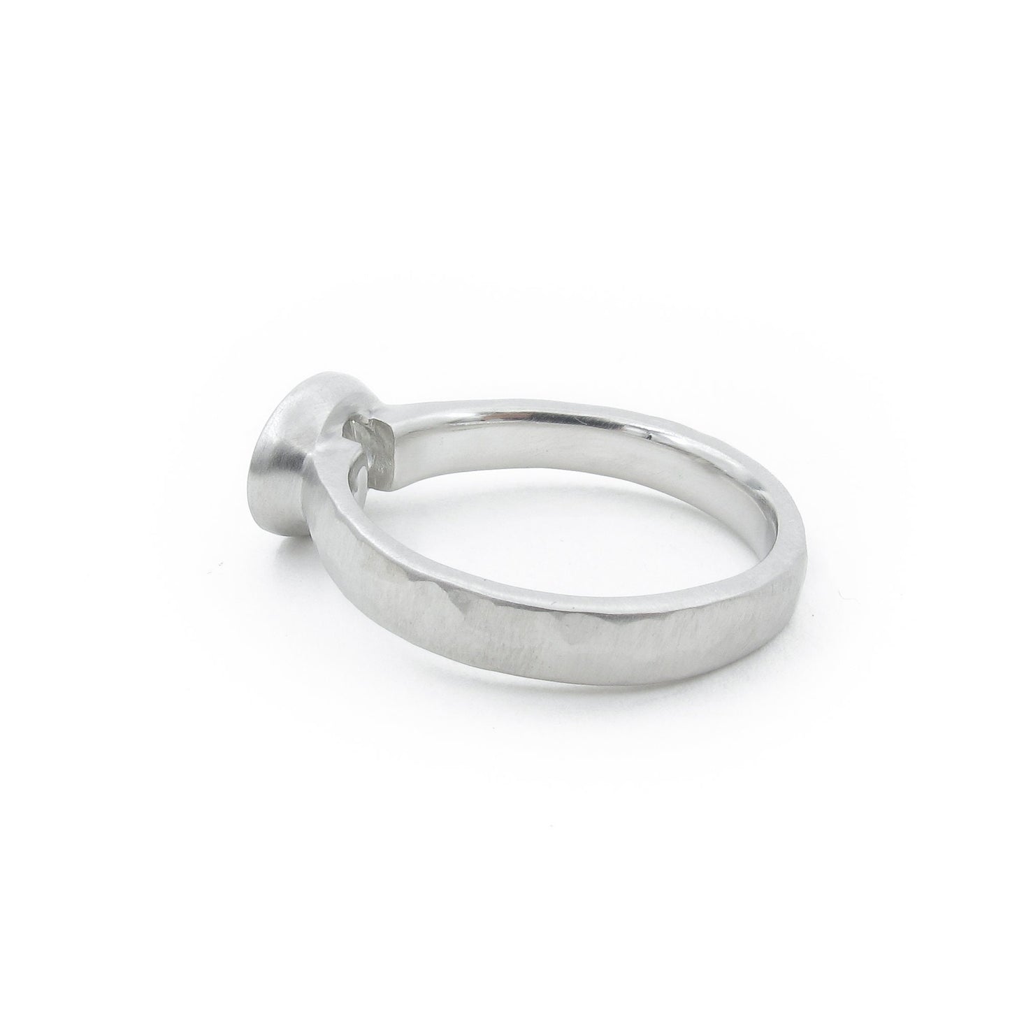 East west oval cut solitaire semi-mount, oval shaped setting for engagement ring, custom ring setting