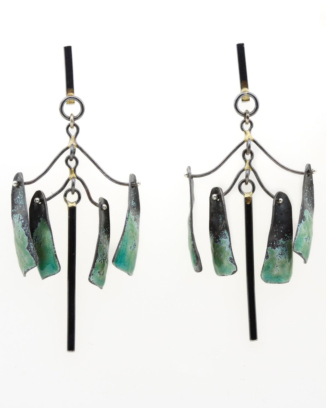 Verdigris Chandelier Earrings