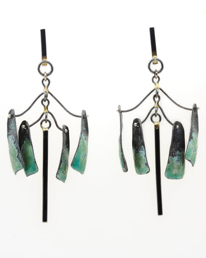 Verdigris Chandelier Earrings