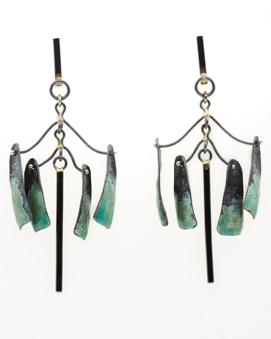 Verdigris Chandelier Earrings
