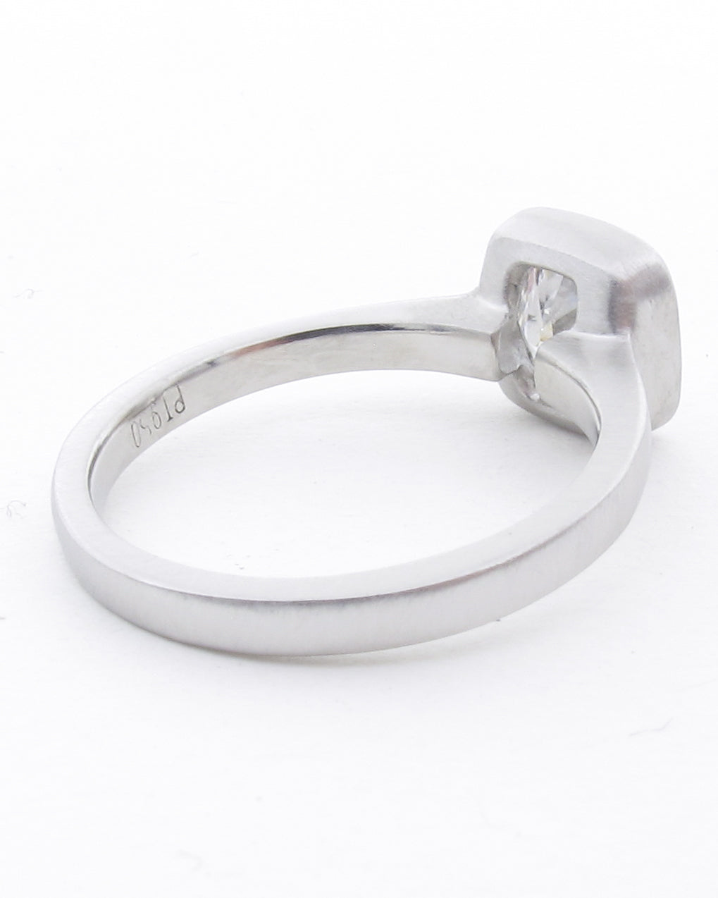 Center Bezel Ring Squared Set
