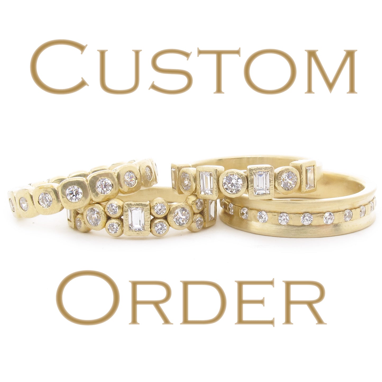 50% deposit Custom Wedding Band  for D.M.