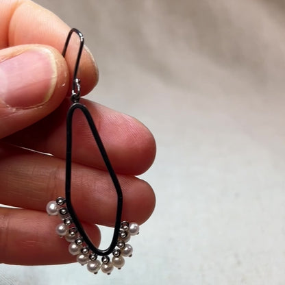 Sterling Silver and Pearl Earrings