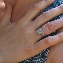 Load image into Gallery viewer, Cushion cut moissanite stone
