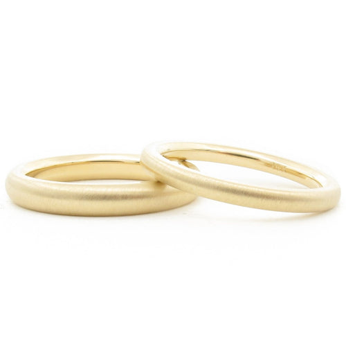 Classic Rounded Wedding Bands