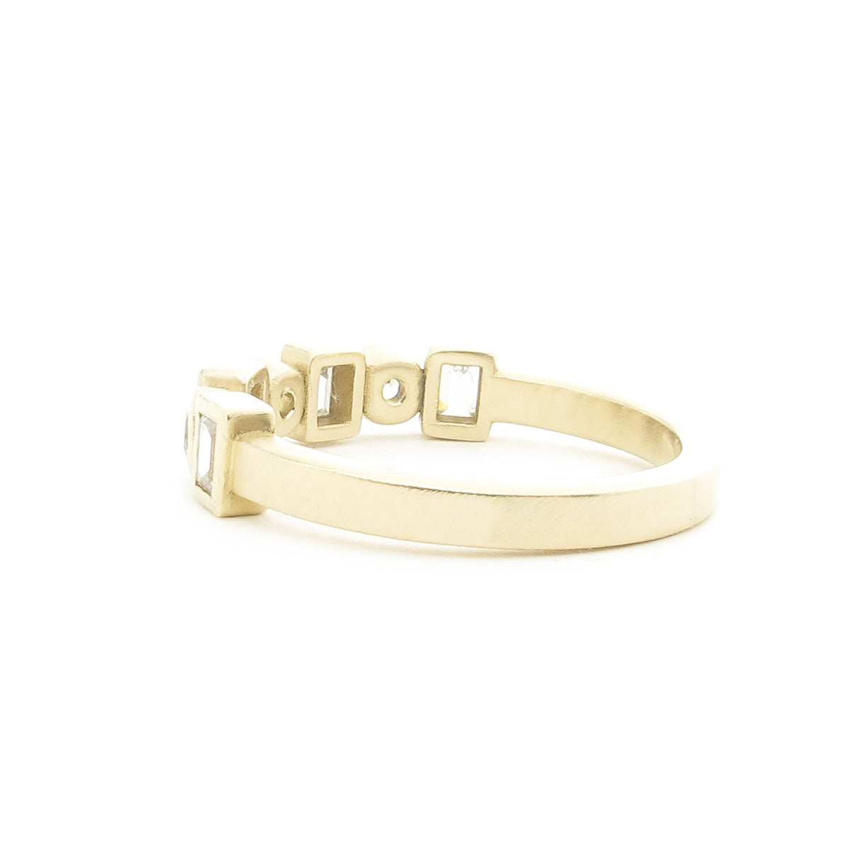 Baguette Diamond Stacking Band