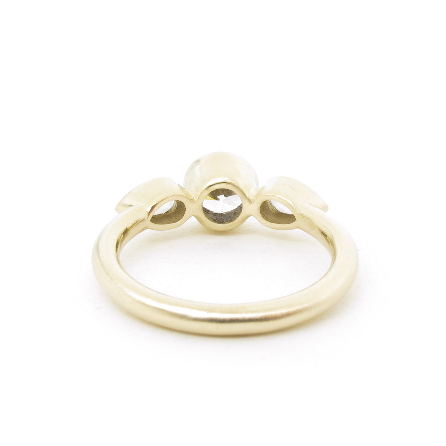 Pear Cut Three Stone Ring