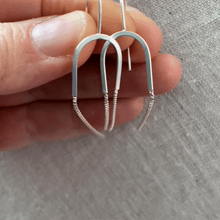 Load image into Gallery viewer, Sterling silver chain earrings