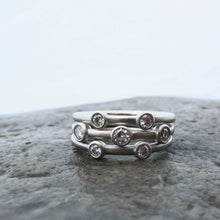 Load image into Gallery viewer, Reclaimed diamond stacking rings