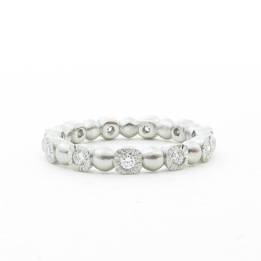 Art Deco diamond eternity ring, sizes 4.5-7