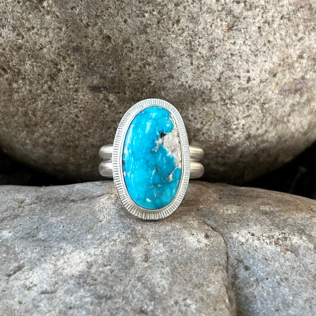 Ithaca Peak Turquoise and sterling silver ring