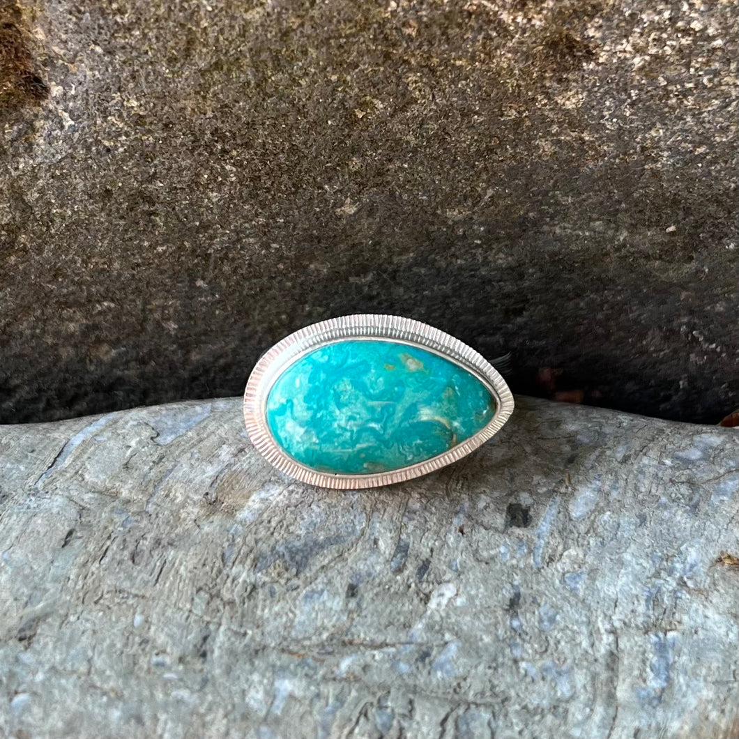 Slaughter Mine Turquoise and sterling silver ring