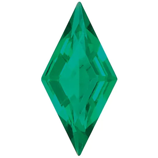 Lab grown kite cut emerald