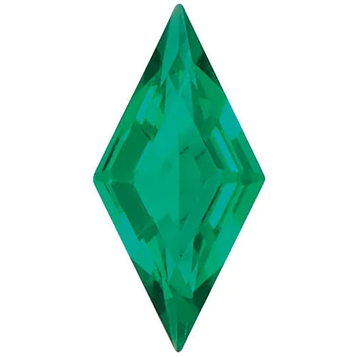 Lab grown kite cut emerald